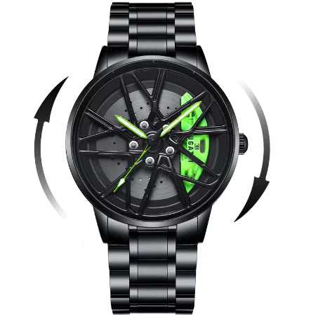 Car Wheel Hub Rim Watch